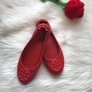 🍊Tory burch leather flat shoe